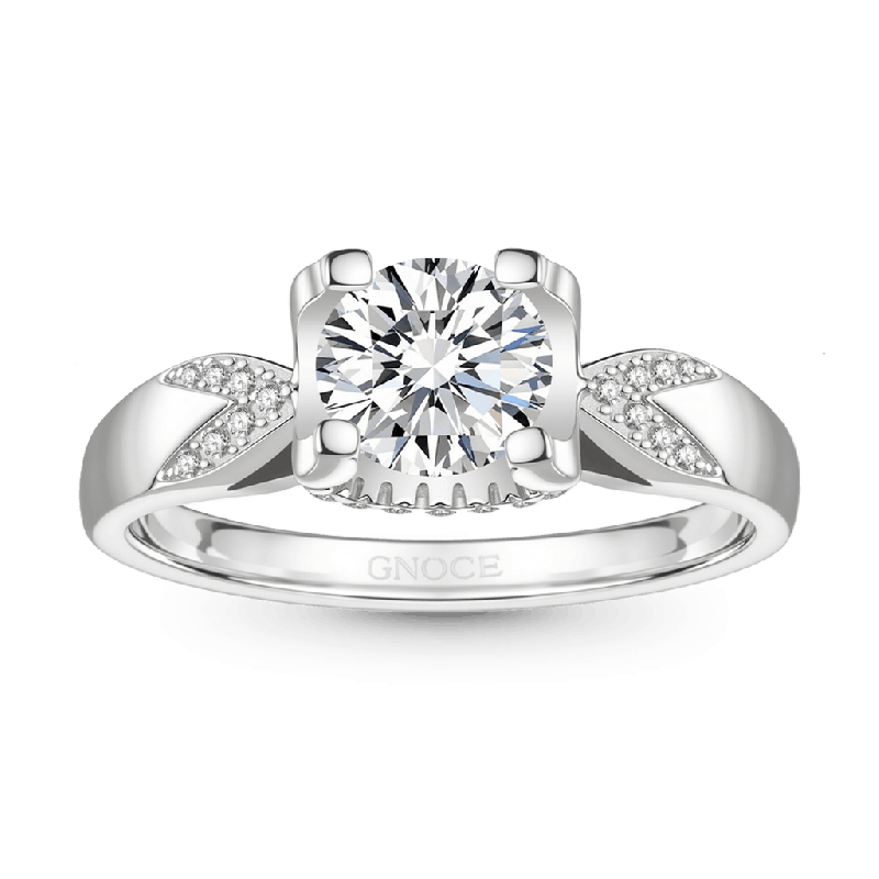 Sparkling Twist 1.0 Ct Moissanite Ring
