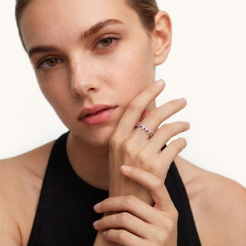 Heart & Cross Ring