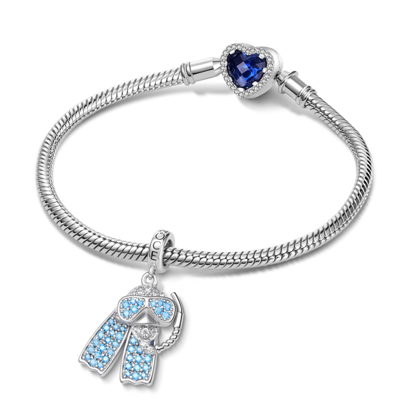 Diving Mask and Fins Charm