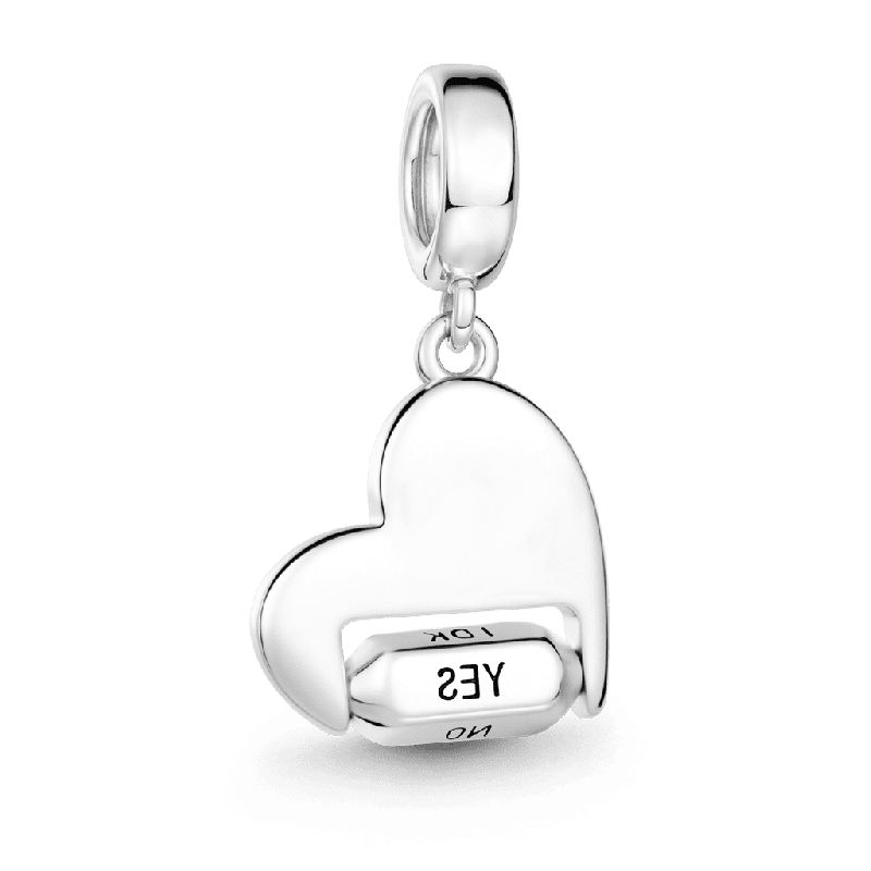Heart Rotating Fortune Teller Pendant