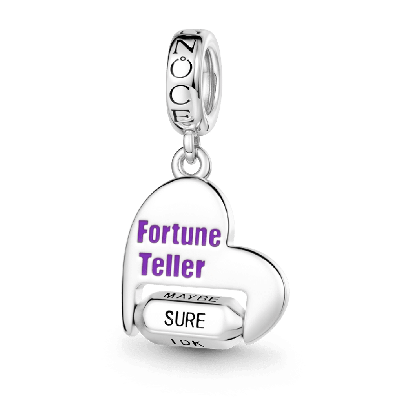 Heart Rotating Fortune Teller Pendant