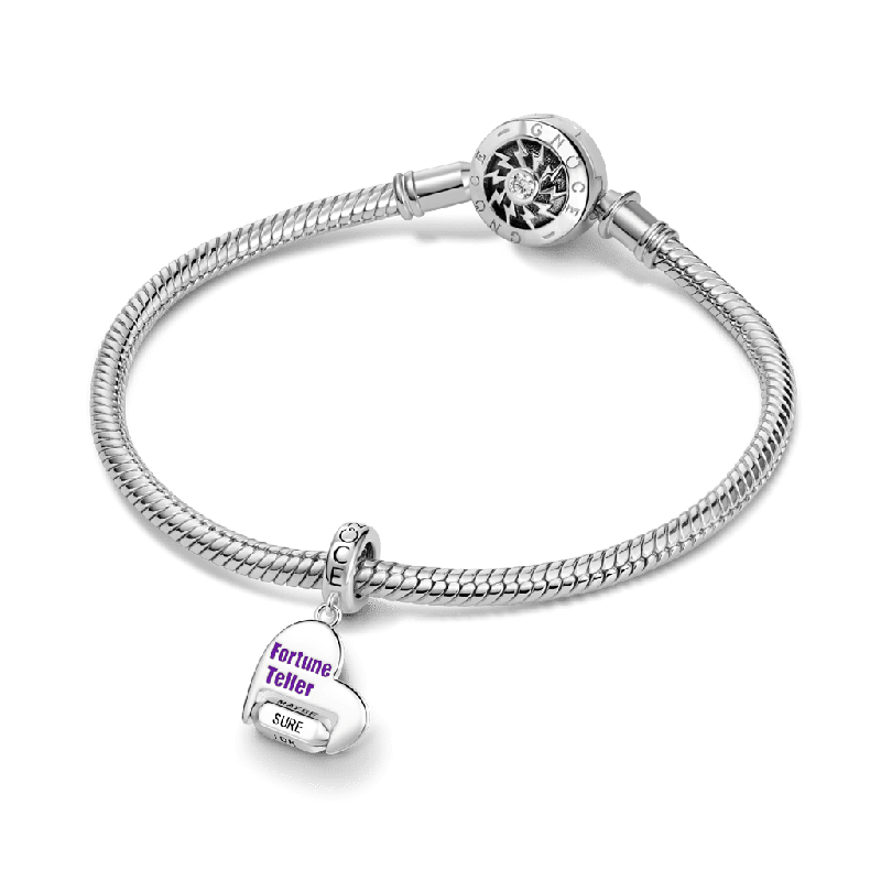 Heart Rotating Fortune Teller Pendant