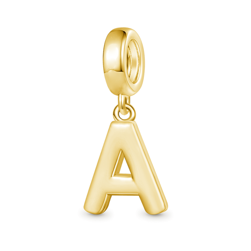 18k Gold Plated Letters Gift Pendant