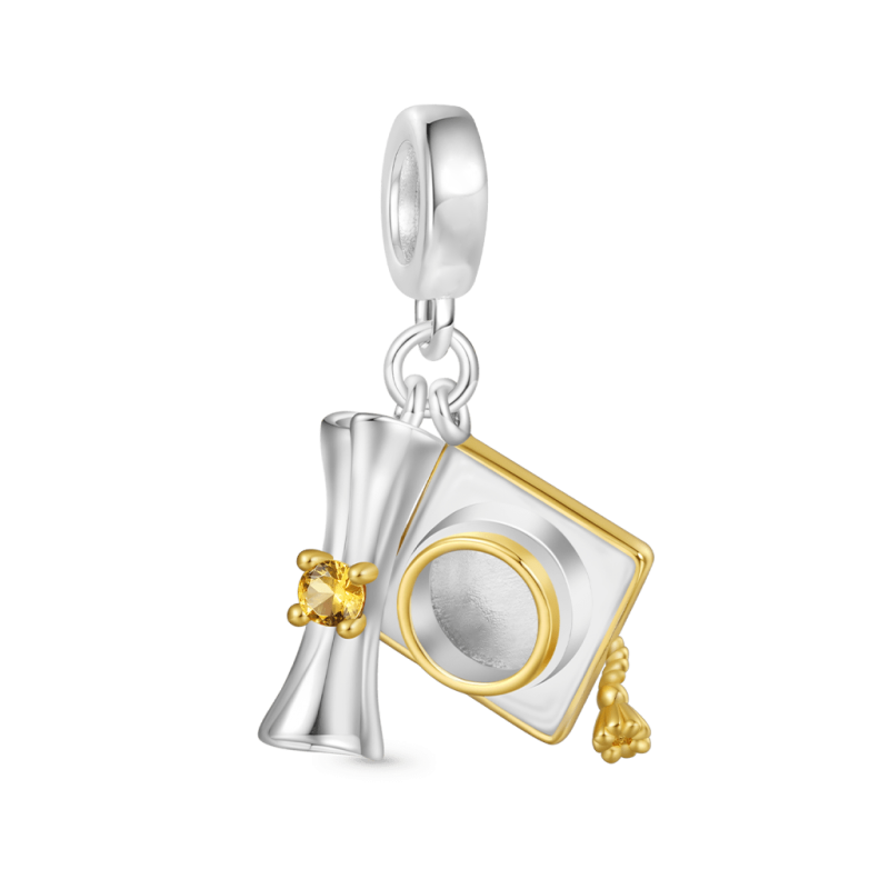 Engravable Bachelor Cap Pendant