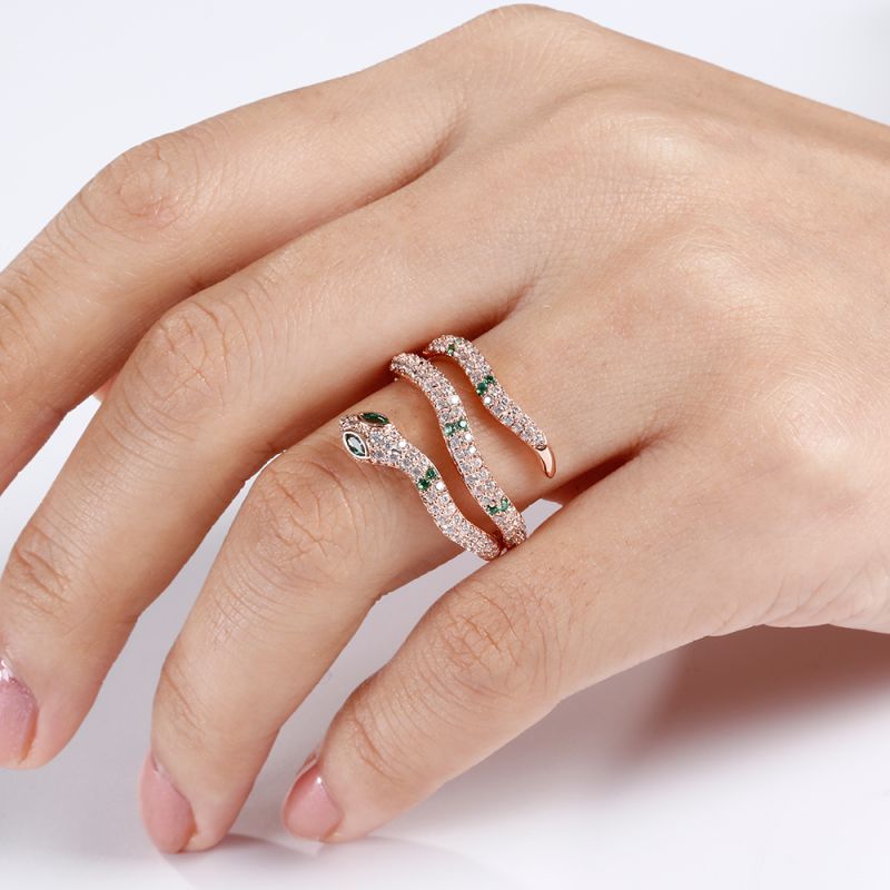 Rose Gold Snake Ring