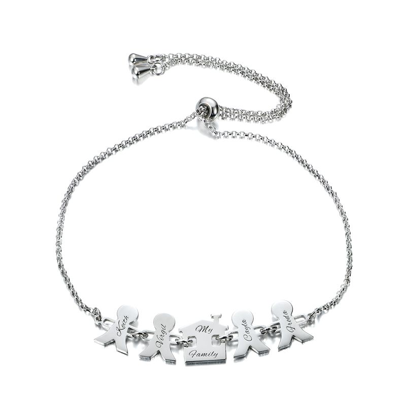 Personalized Heart Bracelet