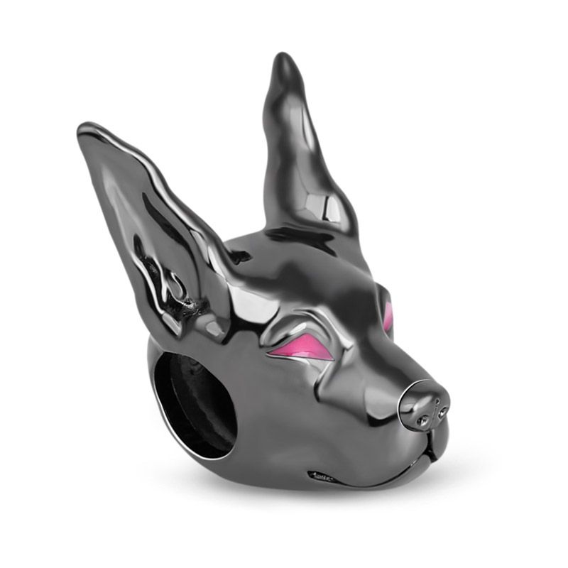 Doberman Dog Bead