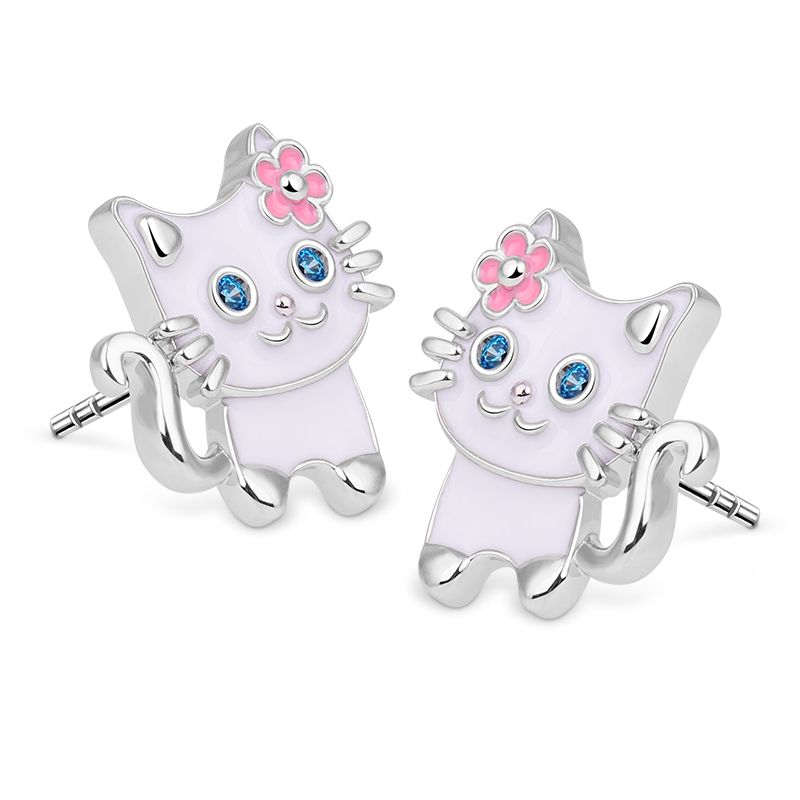 Cat Stud Earrings