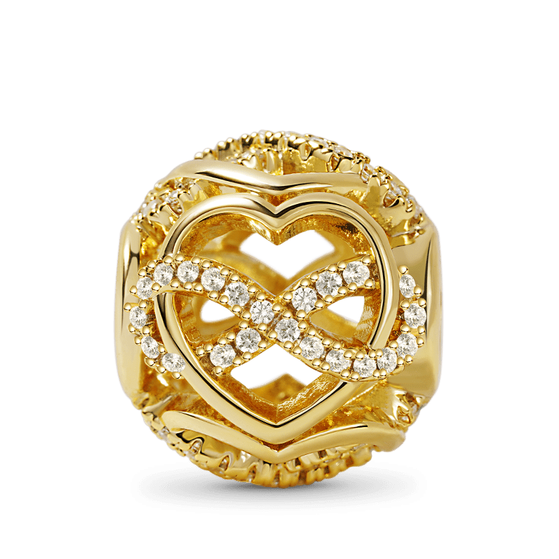 Infinite & Heart Charm