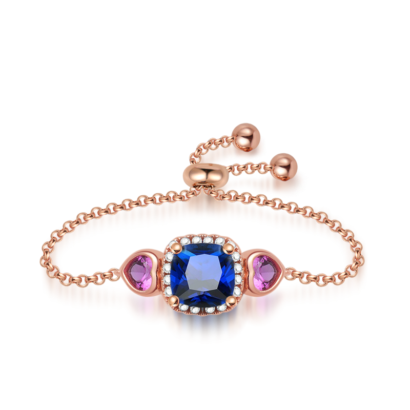 Blue Sapphire Adjustable Ring