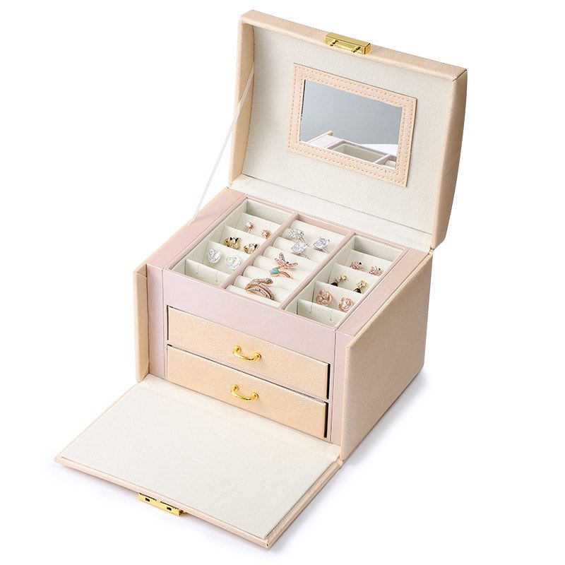 Luxury Three-layer Jewelry Box