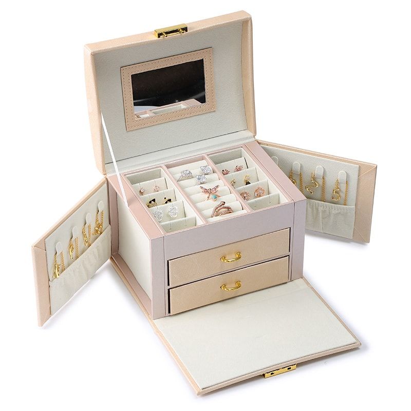 Luxury Three-layer Jewelry Box