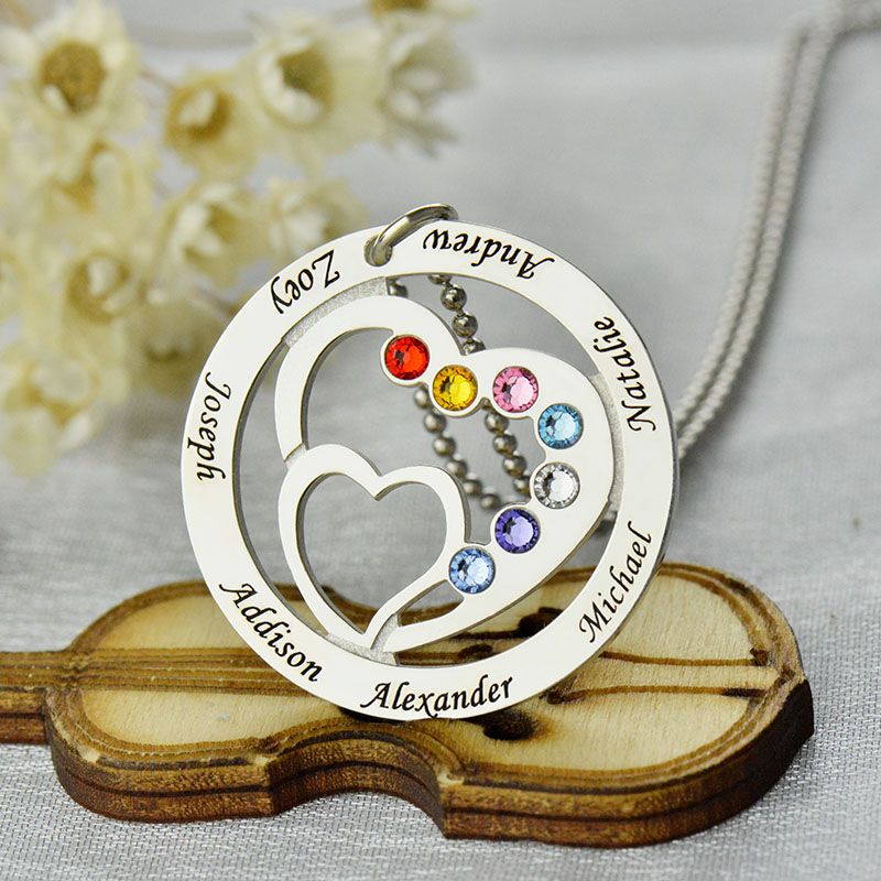 Heart in Heart Necklace