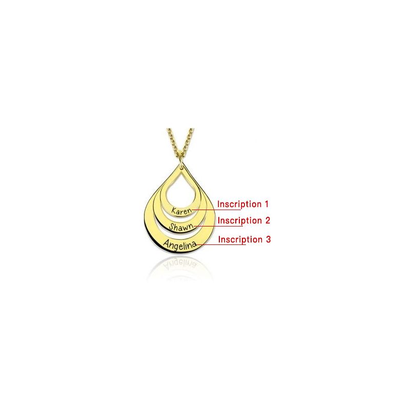 Drop Shaped Necklace