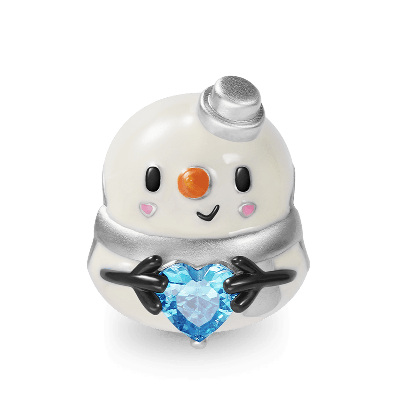 Cute Snowman Charm