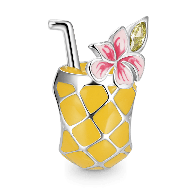 Pineapple Drink Charm