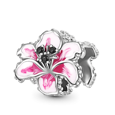 Pink Lily Charm