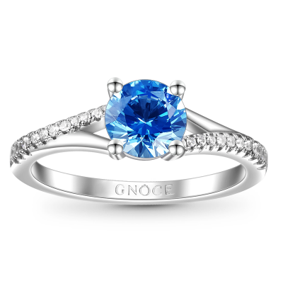 Round-cut Promise Ring