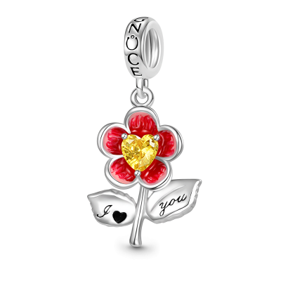 "I love you" Blossom Pendant