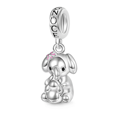 Elephant & Baby Pendant