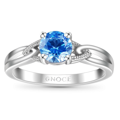 Round-cut Promise Ring
