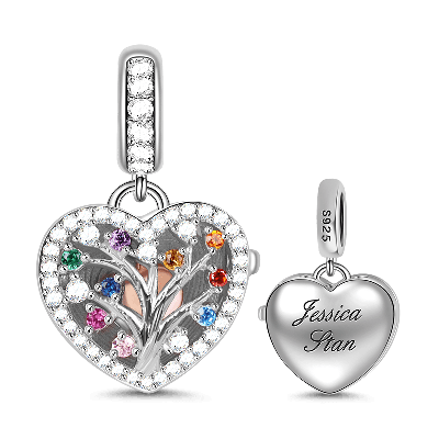 Family Tree Engravable Charm