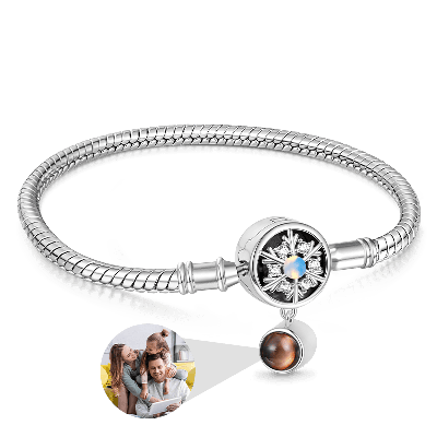 Projection Snowflake Basic Bracelet