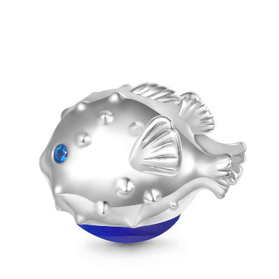 Puffer Fish Mood Charm
