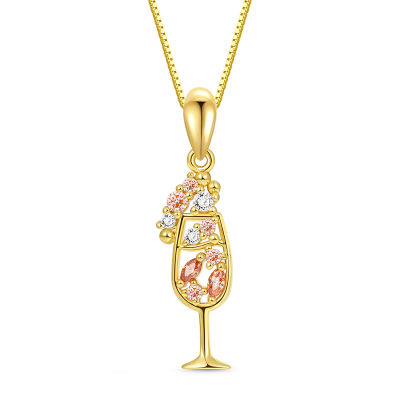 Champagne Cocktail Necklace