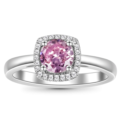 Round-cut Promise Ring