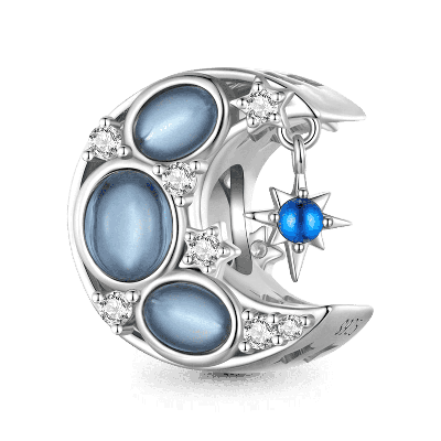 Moon Star Charm