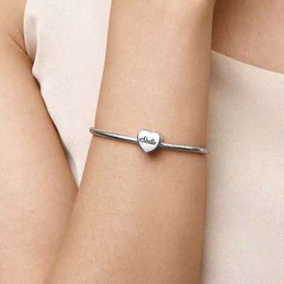 Engravable Engagement Ring Box Charm