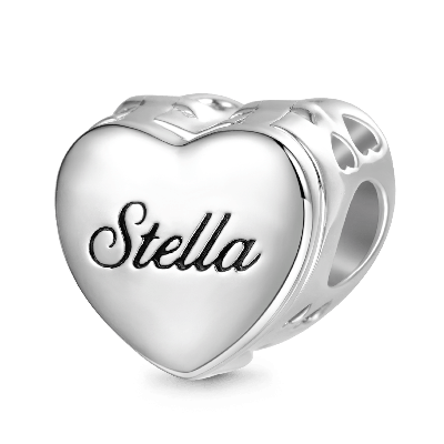 Engravable Engagement Ring Box Charm