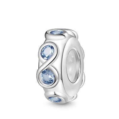 Birthstone Infinity Love Stopper