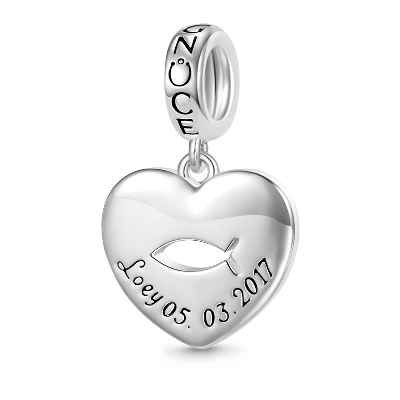 Engravable Jesus Fish Pendant
