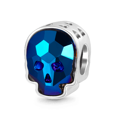 Crystal Skull Charm