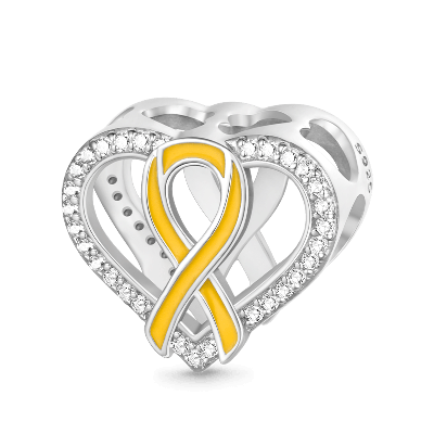Yellow Ribbon Charm