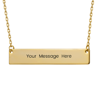 Classic Golden Bar Necklace