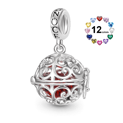 Easter Egg Birthstone Pendant