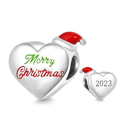 Year Engravable Heart Charm