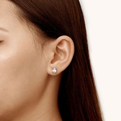 Oval Stud Earring