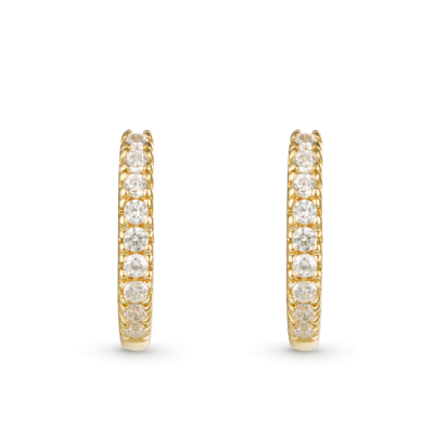 Round Diamond Stud Earrings