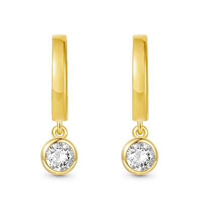 Diamond Drop Earrings
