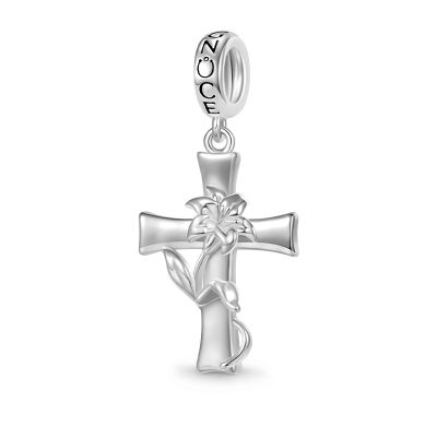 Lily Cross Pendant