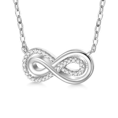 Birthstone Infinity Love Necklace