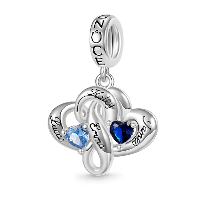 Family Heart Engravable Pendant