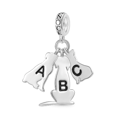 Multi-pet Dog Personalized Pendant