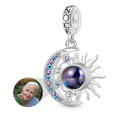 Moon Sun Photo Pendant