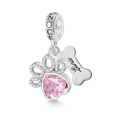 Engravable Pet Bone Pendant
