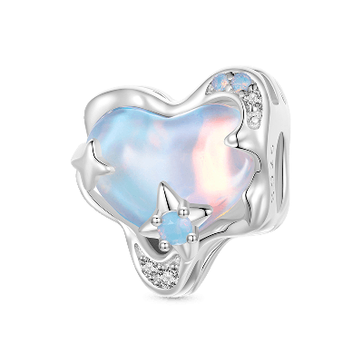 Sparkling Love Heart Charm